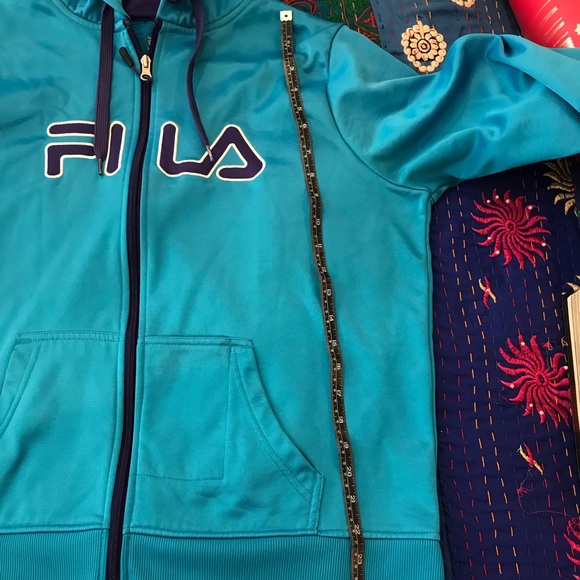 Excellent Condition Fila Zip Hoodie Size XL - Picture 8 of 9